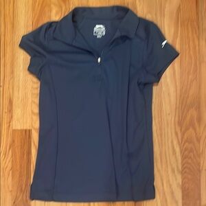 Ladies XS Slazenger Navy golf polo